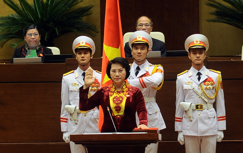 Lời tuyên thệ gắn với trọng trách của tân Chủ tịch Quốc hội trong một nhiệm kỳ mới (01/4/2016)