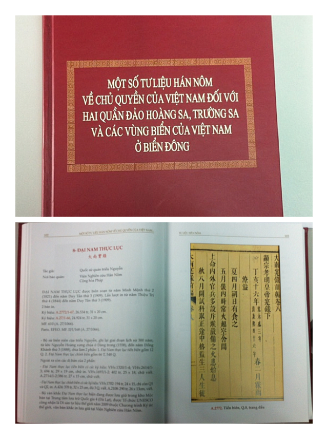 Những tư liệu Hán nôm lần đầu tiên được công bố khẳng định chủ quyền của Việt Nam đối với 2 quần đảo Hoàng Sa và Trường Sa