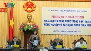 Khoa học và công nghệ ngày 11/7/2014: Cần đổi mới việc ứng dụng khoa học công nghệ trong nông nghiệp