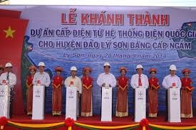 Kinh tế ngày 30/9/2014: Đưa điện lưới ra đảo Lý Sơn trước kế hoạch