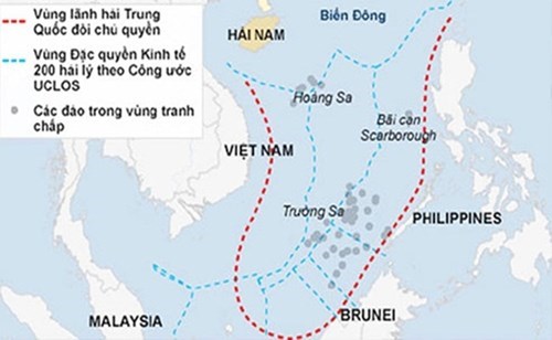 Luật pháp và thực tiễn quốc tế bác bỏ yêu sách phi lý củaTrung Quốc ở Biển Đông.