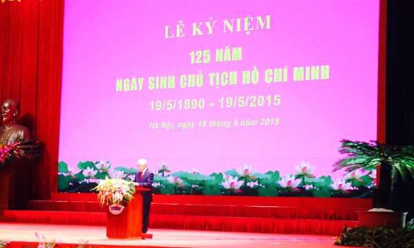 Thời sự trưa ngày 18/5/2015: Mít tinh trọng thể kỷ niệm 125 năm Ngày sinh Chủ tịch Hồ Chí Minh