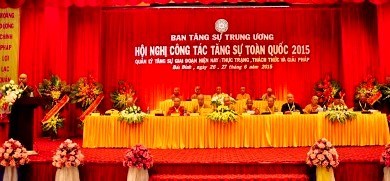 Hội nghị Tăng sự toàn quốc năm 2015 của Giáo hội Phật giáo Việt Nam. (Đời sống tôn giáo ngày 02/7/2015)