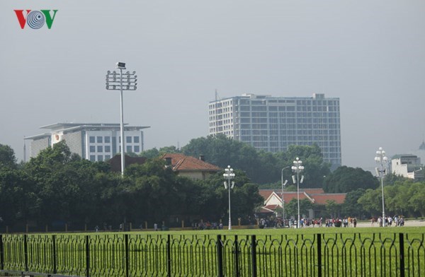 Đoàn liên ngành thành phố Hà Nội kiểm tra dự án Trung tâm thương mại, văn phòng, nhà ở tại số 8B Lê Trực.