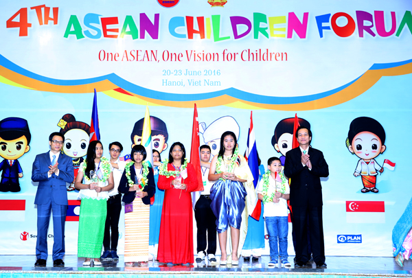 Diễn đàn trẻ em ASEAN lần thứ 4. (22/6/2016)