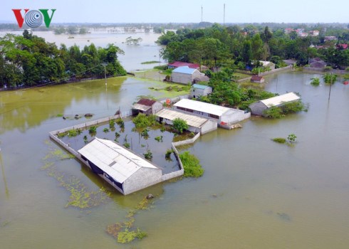 Hơn 1 tuần sau sự cố vỡ đê sông Bùi, Hà Nội: Công tác khắc phục vẫn gặp nhiều khó khăn (20/10/2017)