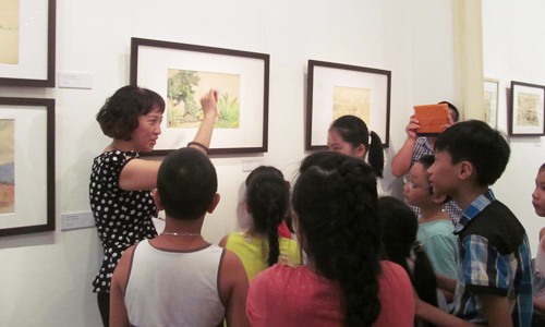 Hấp dẫn các hoạt động trải nghiệm tại Bảo tàng mỹ thuật Việt Nam (18/5/2017)