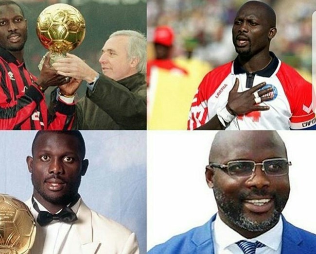 George Weah: từ một cậu bé nghèo khu ổ chuột, đến cầu thủ huyền thoại và Tổng thống thứ 25 của Liberia (22/1/2018)