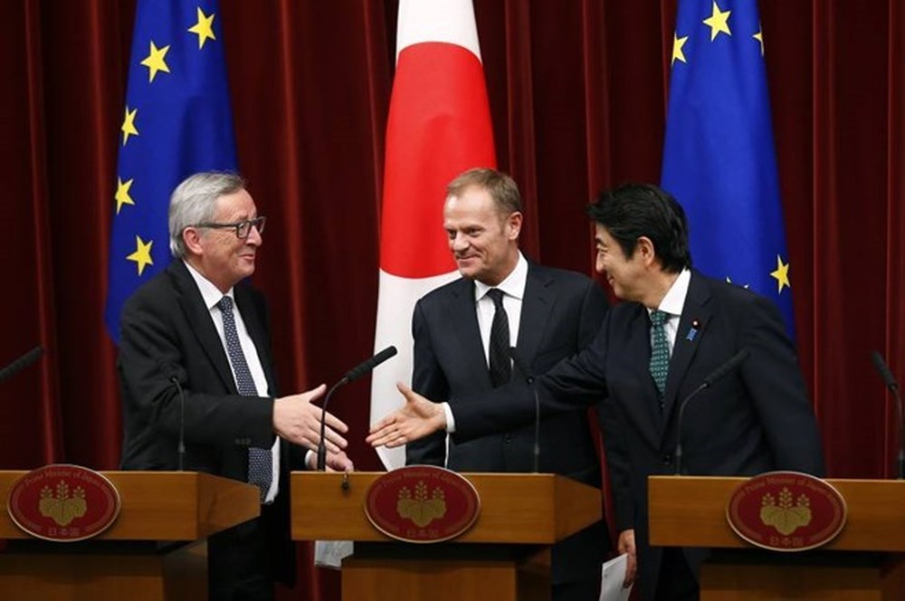Liên minh châu Âu và Nhật Bản ký kết hiệp định đối tác kinh tế sau gần 5 năm đàm phán (18/7/2018)