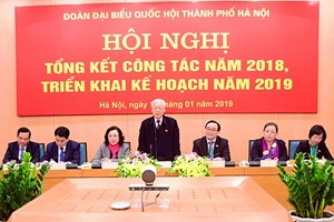 Tổng Bí thư, Chủ tịch nước Nguyễn Phú Trọng dự Hội nghị tổng kết công tác của Đoàn Đại biểu Quốc hội thành phố Hà Nội (Thời sự sáng 17/1/2019)