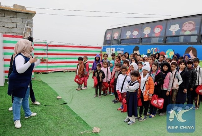 “Chuyến xe hy vọng” cho trẻ em nghèo ở Iraq (10/1/2019)