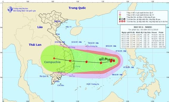 THỜI SỰ 6H SÁNG 7/11/2019: Bão số 6 dự báo hôm nay sẽ hướng về phía đất liền và tiếp tục mạnh lên. Dự báo đây là cơn bão mạnh nhất kể từ đầu mùa bão 2019 đến nay trên Biển Đông.