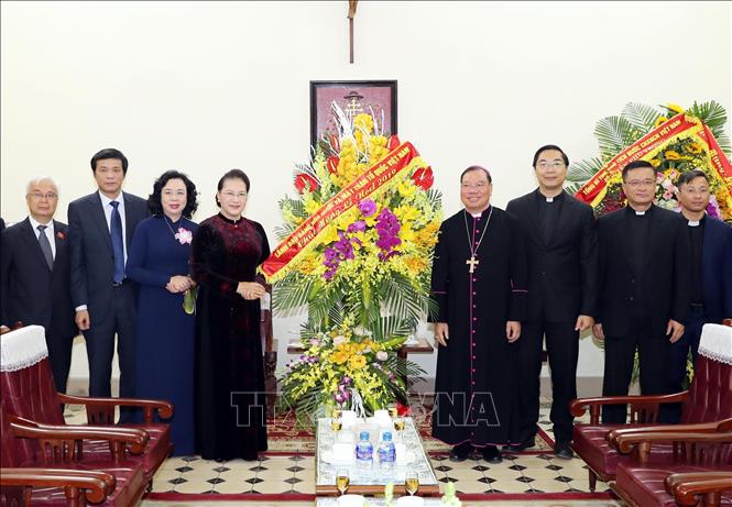 THỜI SỰ 12H TRƯA 20/12/2019: Chủ tịch Quốc hội Nguyễn Thị Kim Ngân thăm và chúc mừng tại Tòa Tổng Giám mục Hà Nội.