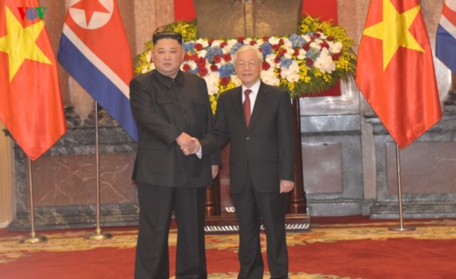 Tổng bí thư, Chủ tịch nước Nguyễn Phú Trọng chủ trì lễ đón và hội đàm với Chủ tịch Triều Tiên Kim Jong-un (Thời sự chiều 1/3/2019)