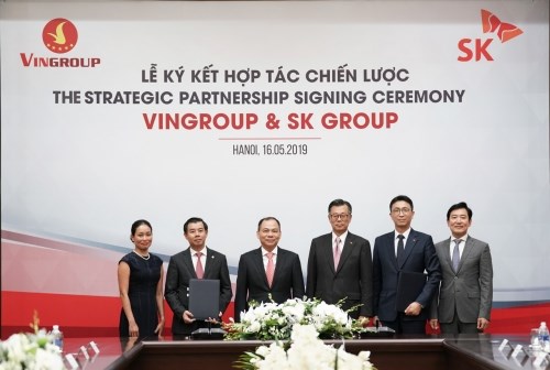 Hợp tác đầu tư của VinGroup với tập đoàn lớn thứ 3 Hàn Quốc (17/5/2019)