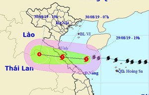 THỜI SỰ 6H SÁNG 30/8/2019: Bão số 4 đi vào đất liền các tỉnh Hà Tĩnh và Quảng Bình, gây mưa to đến rất to. 