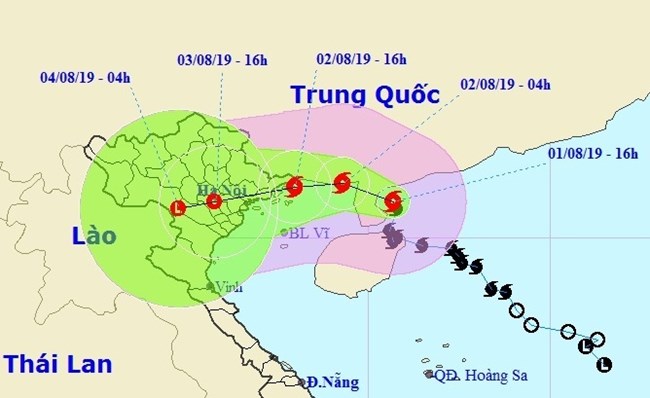 THỜI SỰ 06H00 SÁNG 2/8/2019: Dự báo chiều tối nay, bão số 3 sẽ đổ bộ khu vực Quảng Ninh - Thái Bình. Công tác phòng tránh bão đang được tiến hành khẩn trương.