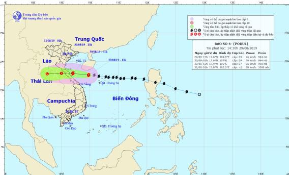 THỜI SỰ 18H CHIỀU 29/8/2019: Bão số 4 còn cách các tỉnh miền Trung khoảng 300km về phía Đông. 