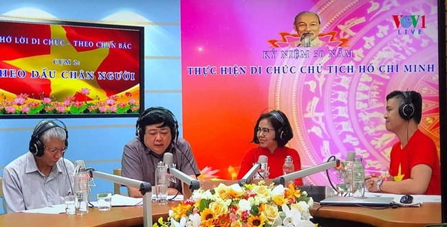 Chương trình phát thanh đặc biệt kỷ niệm 50 năm Di chúc Chủ tịch Hồ Chí Minh 