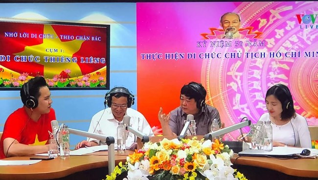 Chương trình phát thanh đặc biệt kỷ niệm 50 năm Di chúc Chủ tịch Hồ Chí Minh 