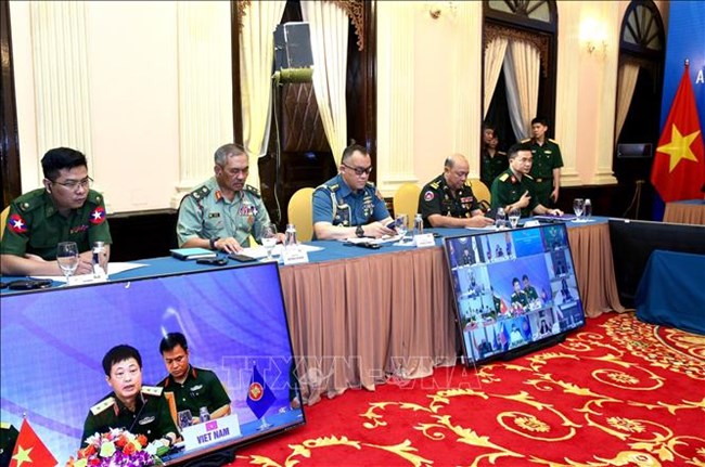 Nội dung chuẩn bị cho Hội nghị trực tuyến Quan chức Quốc phòng cấp cao ASEAN (13/5/2020)