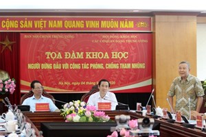 Vai trò, trách nhiệm của người đứng đầu trong phòng, chống tham nhũng. (11/09/2020)