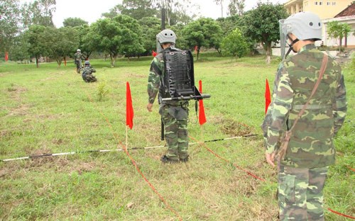 Binh Chủng công binh đảm bảo an toàn ĐH Đại biểu toàn quốc lần thứ XIII của Đảng (28/1/2021)