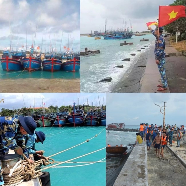 Những người lính Hải đoàn 128 Quân cảng Sài gòn hỗ trợ ngư dân vươn khơi (09+10/10/2021)