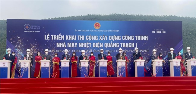 Nhà máy Nhiệt điện Quảng Trạch I công suất 1.200MW chính thức thi công