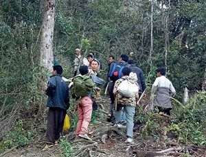 Nguy cơ cháy rừng cao ở các huyện miền Tây Yên Bái (01/04/2021)