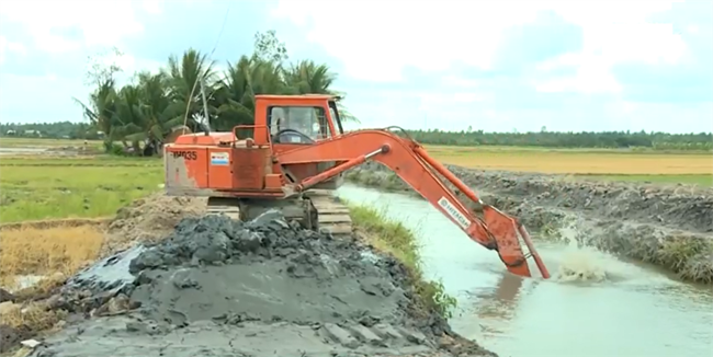 Vĩnh Long đảm bảo nước ngọt phục vụ sản xuất trong mùa khô (04/04/2021)