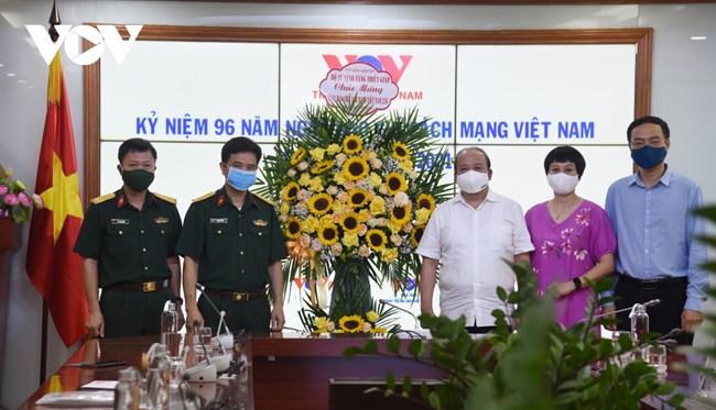 Nhiều đoàn đại biểu chúc mừng VOV nhân  ngày Báo chí cách mạng Việt Nam (17/06/2021)