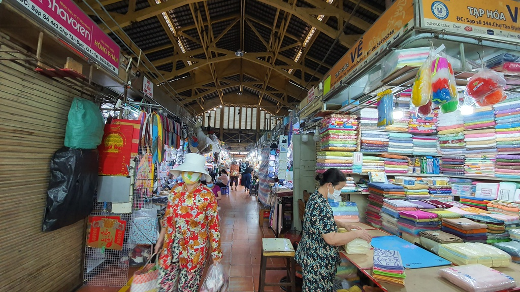 Chợ truyền thống thành phố Hồ Chí Minh, đìu hiu trong làn sóng dịch covid 19 lần thứ 4 (04/07/2021)