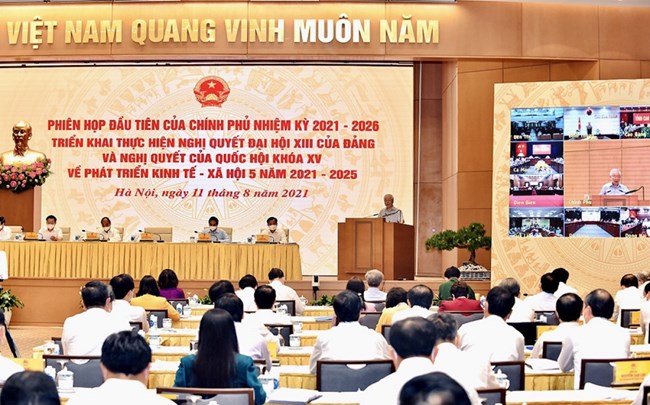 Chính phủ khóa XV quyết tâm xây dựng CP đổi mới, liêm chính, kỷ cương, hành động, hiệu quả vì nhân dân phục vụ (11/8/2021)