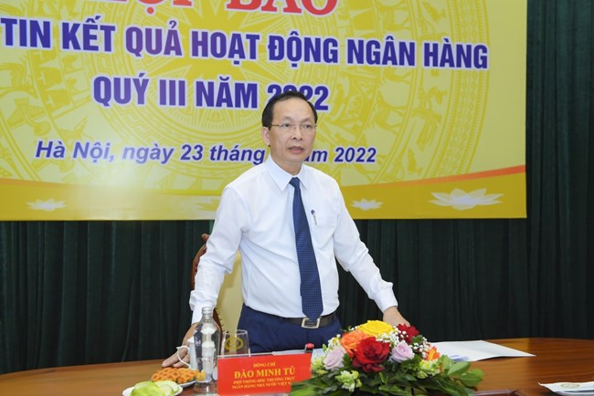 Phó Thống đốc NHNN Đào Minh Tú trả lời các vấn đề liên quan đến SCB (8/10/2022)