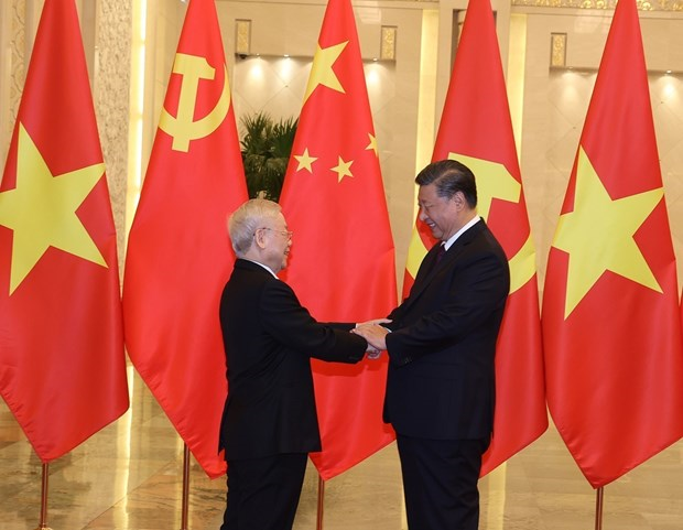 Lễ đón chính thức Tổng Bí thư Nguyễn Phú Trọng thăm chính thức Trung Quốc (31/10/2022)