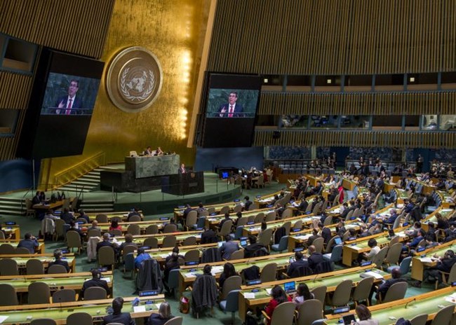 Đại hội đồng Liên hợp quốc thảo luận dự thảo nghị quyết kêu gọi Mỹ chấm dứt cấm vận Cuba (03/11/2022)