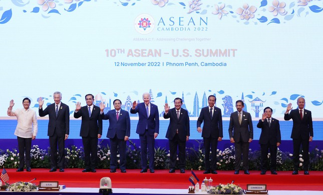 Lãnh đạo Mỹ, ASEAN ra tuyên bố thiết lập đối tác chiến lược toàn diện (13/11/2022)