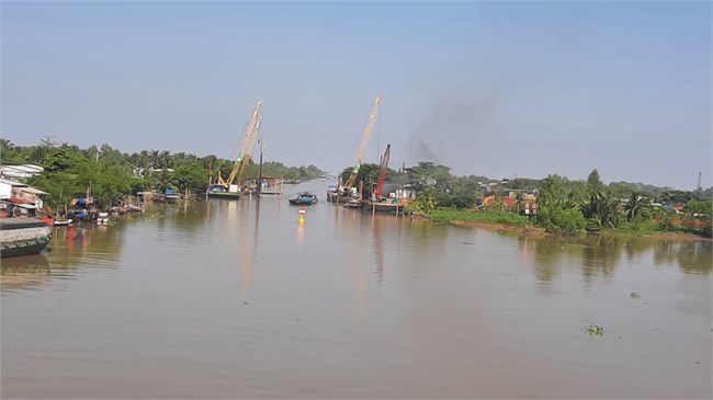    Tiền Giang: Các công trình ngăn mặn, trữ ngọt “ chạy đua” với thời gian (30/12/2022)