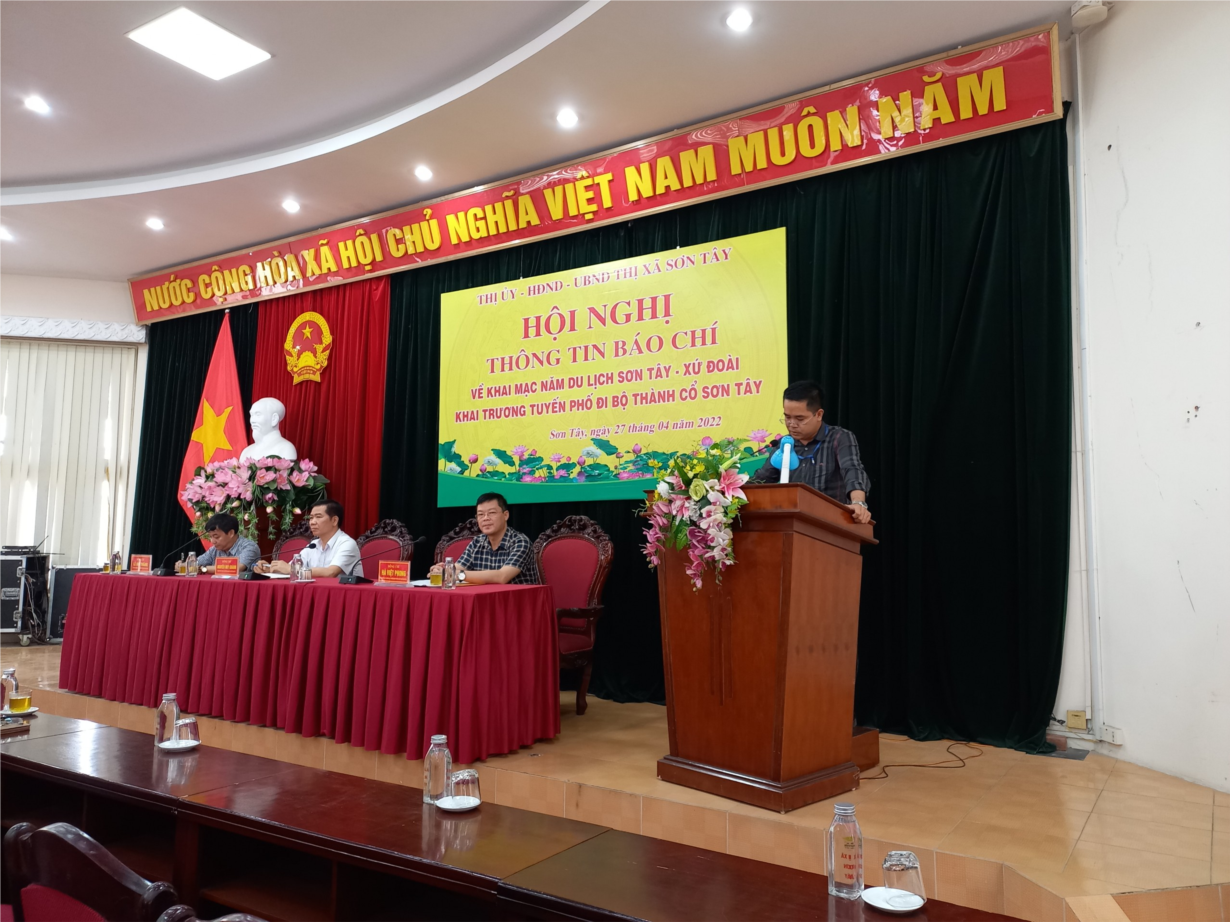 Hà Nội: Sắp khai mạc năm du lịch Sơn Tây và khai trương tuyến phố đi bộ Thành cổ (27/4/2022)