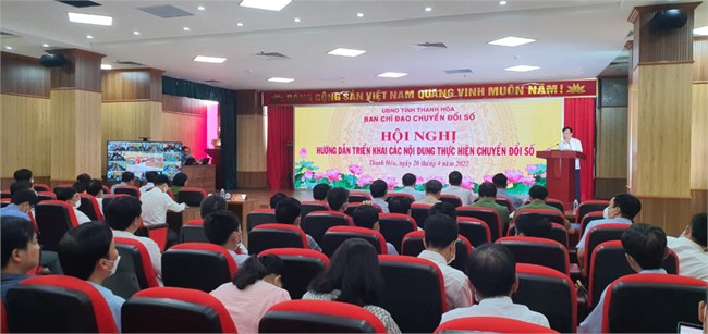 Thanh Hoá: Phấn đấu trong nhóm 10 tỉnh, thành phố dẫn đầu về chuyển đổi số (26/4/2022)