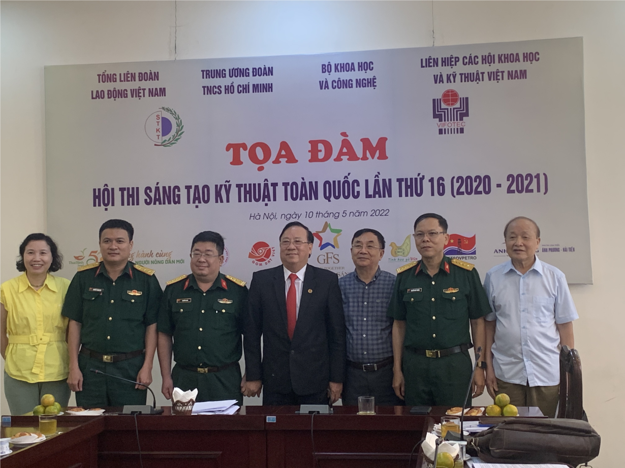 84 giải pháp đạt giải Hội thi sáng tạo kỹ thuật toàn quốc lần thứ 16 (10/05/2022)