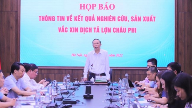 Vắc xin bệnh dịch tả lợn châu Phi sắp ra thị trường (07/06/2022)