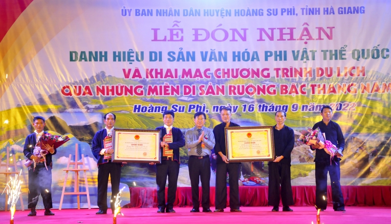 Hà Giang: Khai mạc chương trình du lịch qua những miền di sản ruộng bậc thang Hoàng Su Phì năm 2022 (17/9/2022)