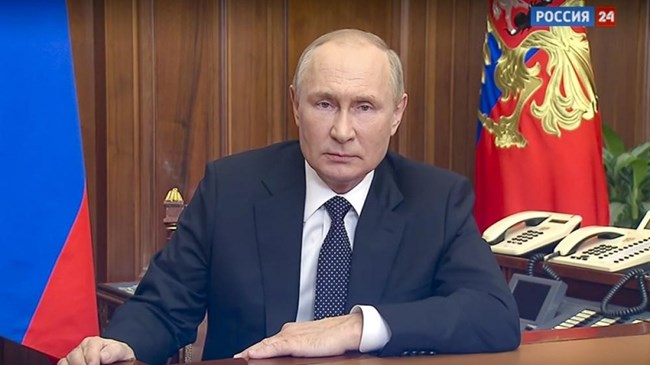 Tổng thống Putin: Nga sẽ ngăn chặn những ai muốn thống trị thế giới (21/9/2022)