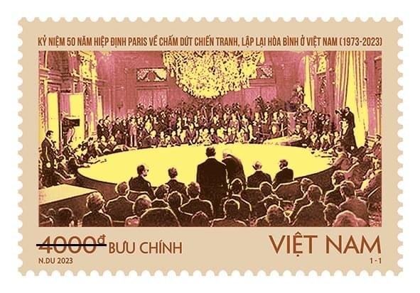 Phát hành bộ tem “Kỷ niệm 50 năm Hiệp định Paris về chấm dứt chiến tranh, lập lại hòa bình ở Việt Nam” (27/1/2023)