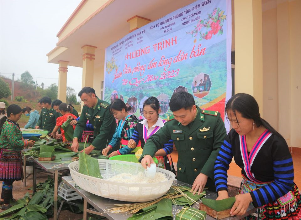 Tết của lính quân hàm xanh nơi biên giới Điện Biên (20/1/2023)