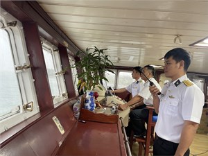 Tàu 522, Lữ đoàn 955, Vùng 4 Hải quân giữ mùa xuân trên biển (14+15/01/2023)
