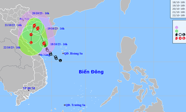 THỜI SỰ 21H30 ĐÊM 18/10/2023: Bão số 5 đang tiến nhanh vào khu vực Vịnh Bắc Bộ và có khả năng mạnh thêm và đổi hướng di chuyển