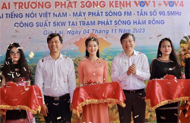 Đài TNVN Khai trương phát sóng kênh VOV1 và VOV4 tại Gia Lai (4/11/2023)